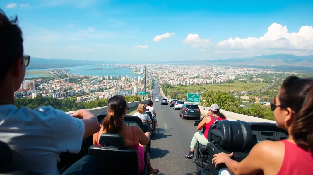 Cidadãos da Bahia dirigindo, simbolizando liberdade e novas oportunidades.