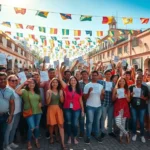Pessoas felizes após obter a CNH Social, simbolizando inclusão e oportunidades.