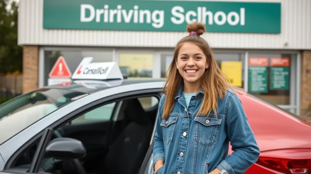 Indivíduo animado aguardando a aula de direção para CNH Social.