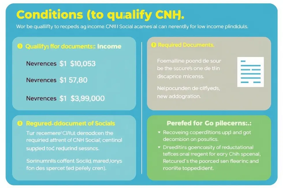 Renda Máxima para Cadastro na CNH Social