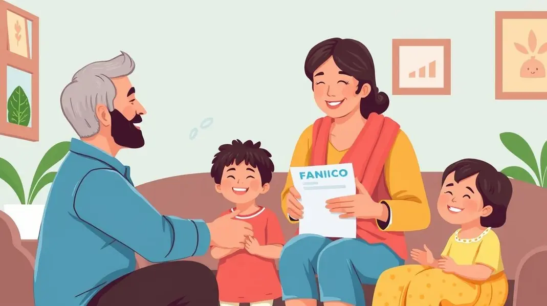 Família recebendo assistência social devido ao Cadastro Único atualizado.