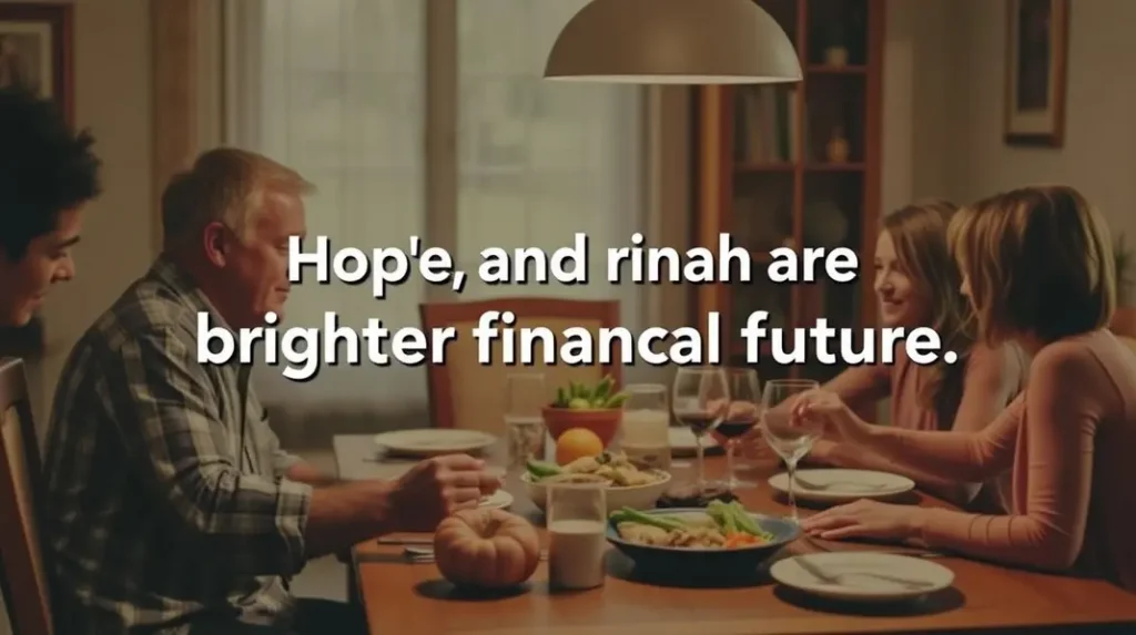 Familia reunida em um jantar mostrando felicidade e união