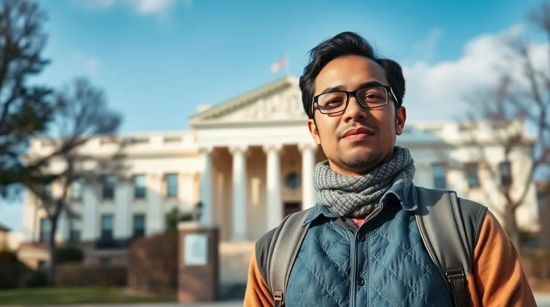 Indivíduo em busca de benefícios sociais.